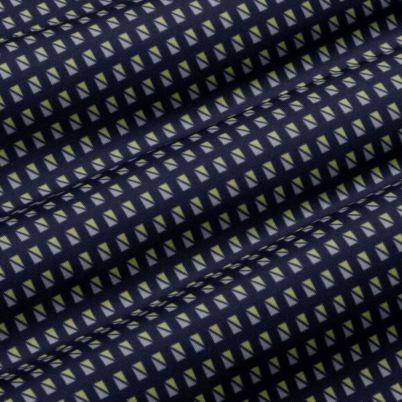 Mizzen + Main Men's Geometric Trim Fit Short Sleeve Polo Shirt Blue Small NWOT - Picture 8 of 11